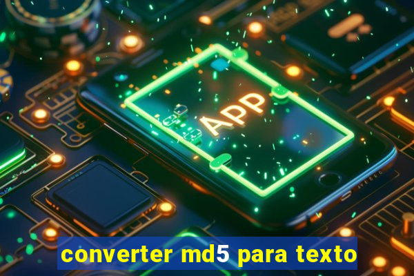 converter md5 para texto